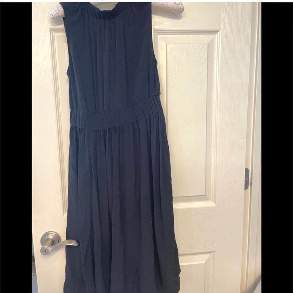 New - Kate Spade crepe tie back dress in black with side pockets - Picture 5 of 5